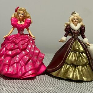 Vintage Holiday Barbie 1996-98 ornaments Edition Hallmark